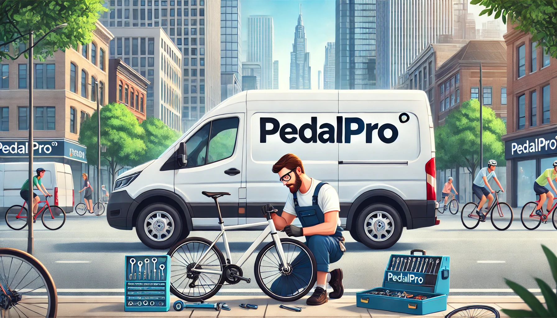 Mobiler Fahrradreparatur-Service: Bequeme Reparaturen direkt vor Ort. Perfekt für Pendler und Freizeitfahrer.