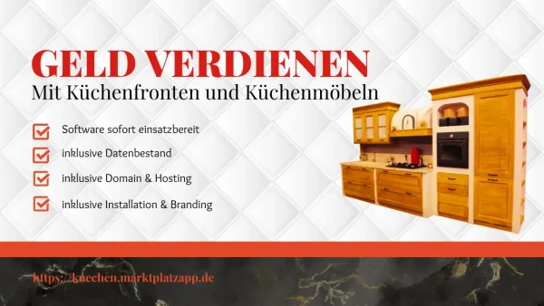 Wir möchten Ihnen hier unseren riesigen Dropshipping- und Affiliate-Marktplatz für Küchenfronten, Küchenmöbel und Dekoartikel vorstellen. Wenn Sie mit Dropshipping und Affiliate, sowie mit der Bereitstellung einer Handelsplattform ähnlich wie Amazon oder eBay Geld verdienen wollen, ist dieser Marktplatz genau das Richtige. Der Marktplatz bringt alle Vorteile dieser drei Welten zusammen.