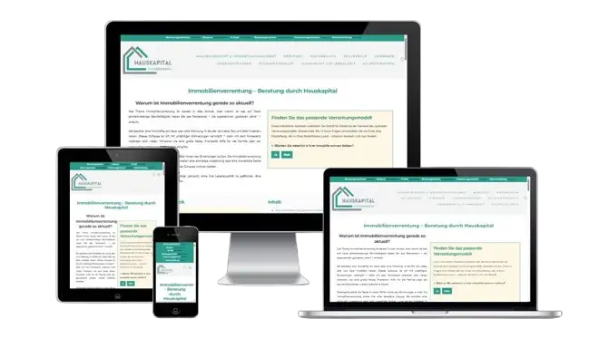 Immobilienverrentung Marktplatz Screenshot