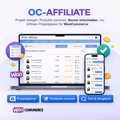 Der Affiliate-Projektplaner für WooCommerce