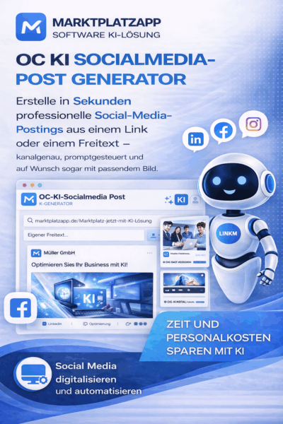 OC-AI-Socialmedia-Postgenerator – professionelle Postings in Sekunden