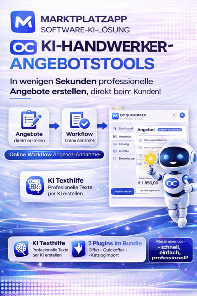 OC KI-Handwerker-Angebotstools