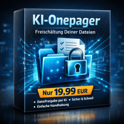 KI-Onepager - Freischaltung Deiner Dateien