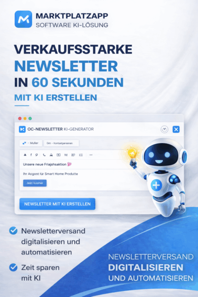 OC-KI-Newsletter-Generator – Komplette Newsletter mit wenigen Klicks erstellen