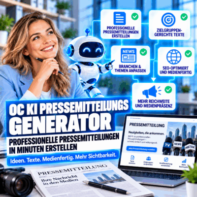 OC KI Pressemitteilungs Generator