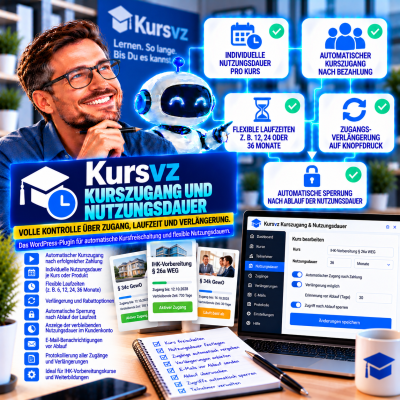 Kursvz Kurszugang und Nutzungsdauer
