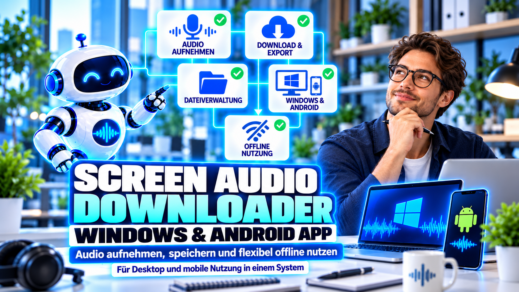 Screen Audio Downloader: Suno und YouTube-Downloadsperren umgehen, MP3/WAV und Metadaten speichern und KI-Label entfernen