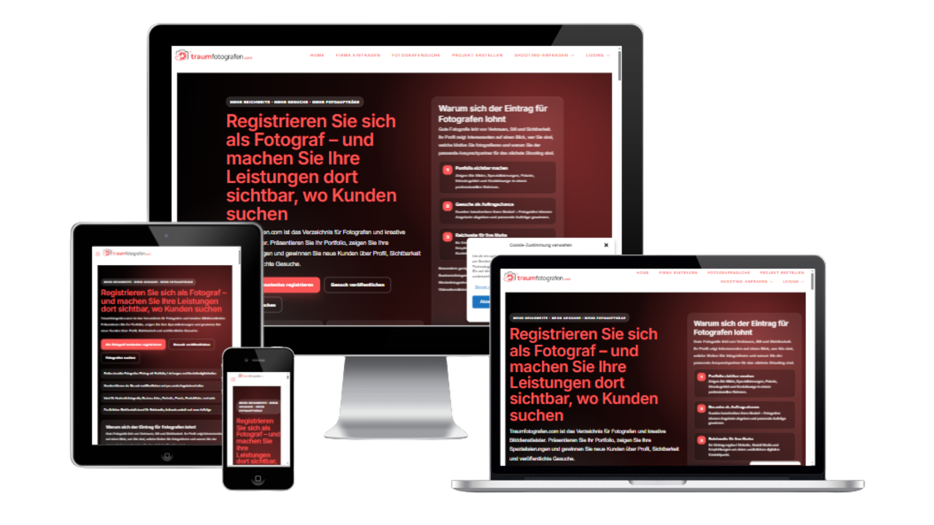 Traumfotografen – Fotografenverzeichnis und Shooting-Vermittlung